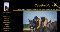 Desktop Screenshot of horsemask.com